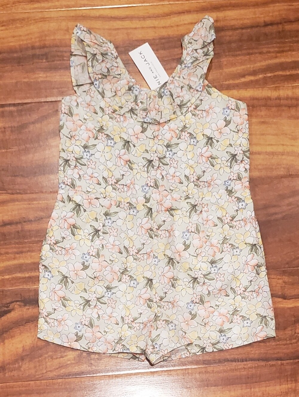Janie and Jack NWT 2T tropical floral romper